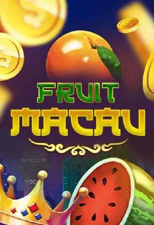 Imagen visualmente atractiva e inspirada en frutas del juego Fruit Macau, que captura la colorida y apetitosa variedad de símbolos clásicos basados en frutas.