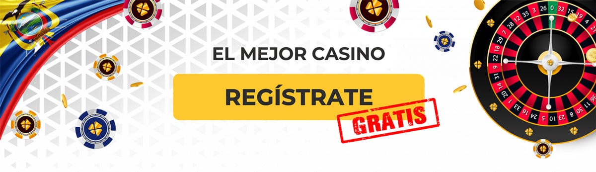 Imagen principal vibrante y atractiva para Ej Mejor Casino, que destaca prominentemente la oferta de Registrate gratis del casino e invita a los nuevos jugadores a unirse a la experiencia de juego.